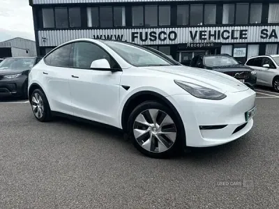 Used Tesla Model Y Long Range AWD 378 kW (514 HP) 2022 White SUV