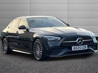 Used Mercedes C200 AMG Line Premium Plus 204 HP (150 kW) 2025 Obsidian black Sedan