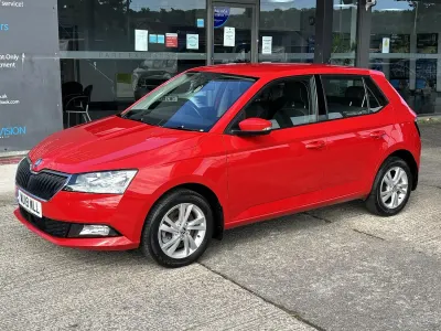 Used Skoda Fabia SE 110 HP (80 kW) 2019 Red Hatchback