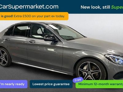 Used Mercedes C200 AMG line 184 HP (135 kW) 2018 Grey Sedan