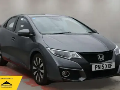Used Honda Civic SE Plus 100 HP (73 kW) 2015 Grey Hatchback