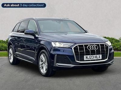 Used Audi Q7 S-Line 281 HP (206 kW) 2023 Blue SUV