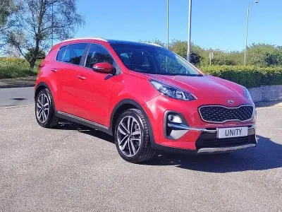 Używany Kia Sportage 136 KM (100 kW) 2020 Czerwony SUV