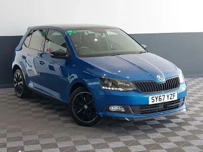 Used Skoda Fabia Monte Carlo 110 HP (80 kW) 2017 Blue Hatchback