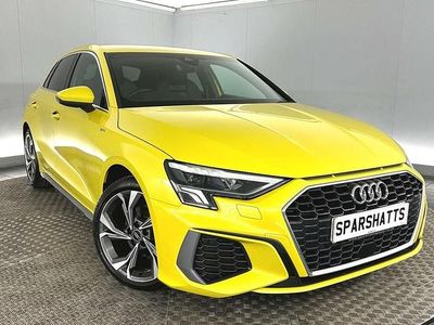 Used Audi A3 S-Line 110 HP (80 kW) 2023 Yellow Sedan
