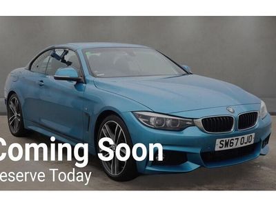 Used BMW 420 M Sport 2018 Blue Cabriolet