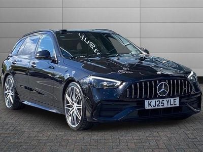 Begagnad Mercedes C43 AMG Premium Plus 421 HK (309 kW) 2025 Svart Kombi
