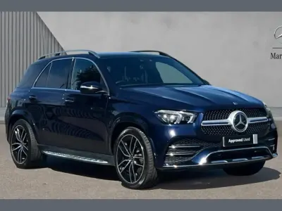 Used Mercedes GLE350 AMG line 320 HP (235 kW) 2021 Blue SUV