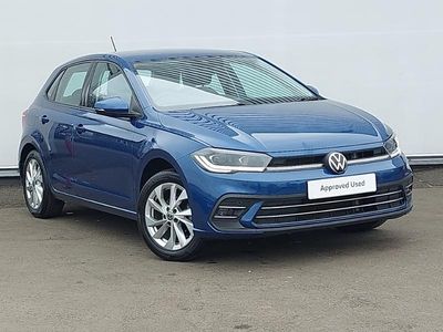 Used VW Polo Style 95 HP (69 kW) 2023 Blue Hatchback