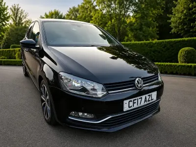 Used VW Polo Edition 90 HP (66 kW) 2017 Black Hatchback