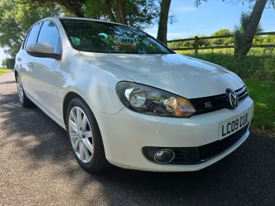 Used VW Golf VI GT 160 HP (117 kW) 2009 White Hatchback