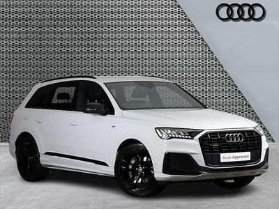 Used Audi Q7 Black Edition 281 HP (206 kW) 2021 White SUV