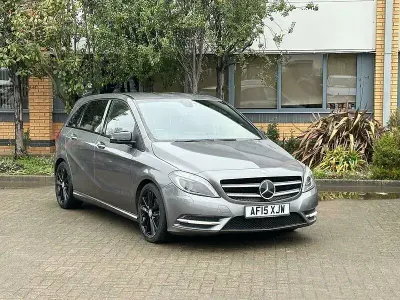 Used Mercedes B180 109 HP (80 kW) 2015 Grey Hatchback