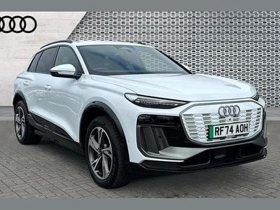 White New 2025 Audi Q6 e-tron S-Line SUV | £48,580 (Super price)