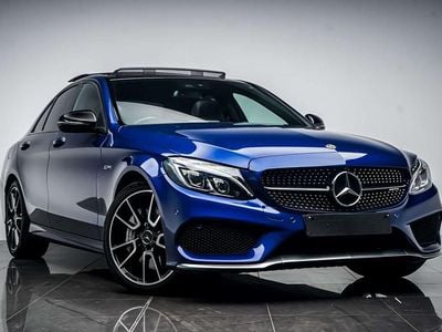 Begagnad Mercedes C43 AMG Premium Plus 2018 Blå Sedan