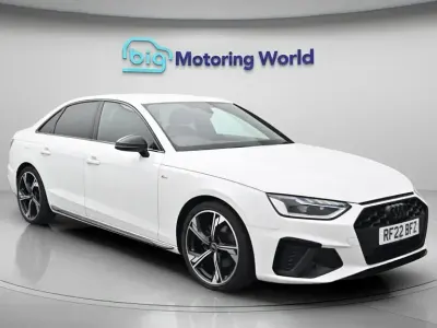 Used Audi A4 Black Edition 150 HP (110 kW) 2022 White Sedan