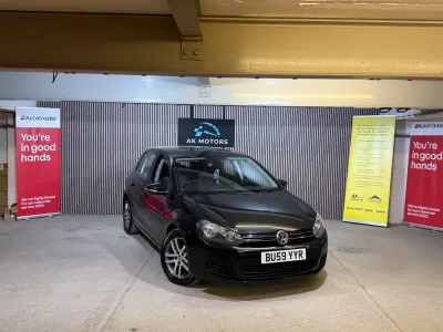 Used VW Golf VI SE 105 HP (77 kW) 2009 Black Hatchback