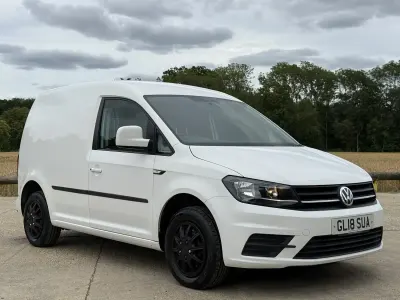 Used VW Caddy Trendline 122 HP (89 kW) 2018 White MPV