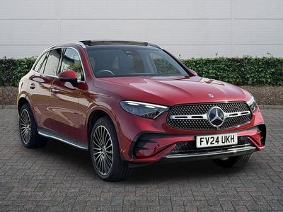 Used Mercedes GLC300e AMG Line Premium Plus 2024 Manufaktur patagonia red SUV