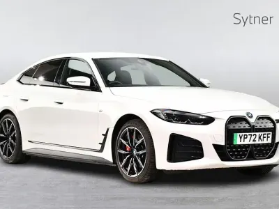 Used BMW i4 M Sport 246 kW (335 HP) 2022 White Sedan