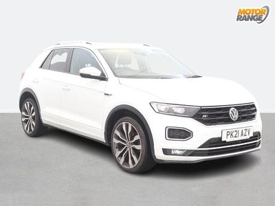 White Used 2021 VW T-Roc R-line SUV | £21,495 (Fair price)