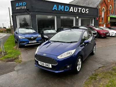 Used Ford Fiesta Zetec 2016 Blue Hatchback