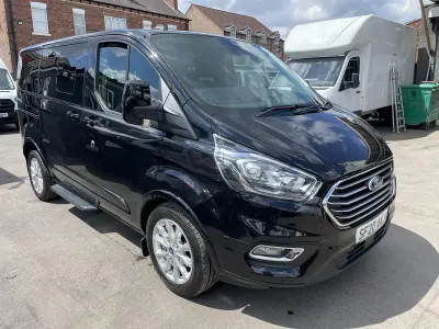 Used Ford Tourneo Titanium 130 HP (95 kW) 2020 Black Van