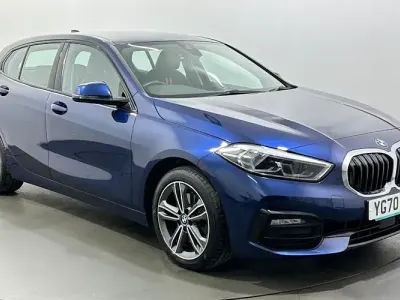 Used BMW 118 Sport Line 150 HP (110 kW) 2020 Blue Hatchback