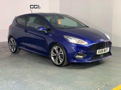 Blue Used 2018 Ford Fiesta ST-Line X Hatchback | £5,995 (Expensive)