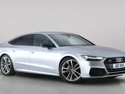 Used Audi A7 Sportback Black Edition 204 HP (150 kW) 2022 Silver Hatchback
