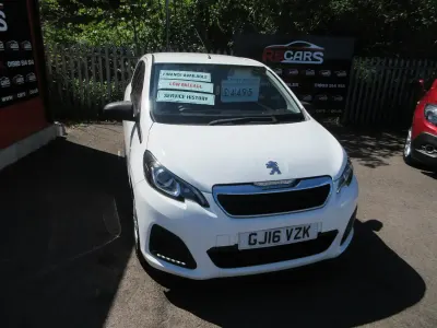 Begagnad Peugeot 108 Access 68 HK (50 kW) 2016 Vit Halvkombi