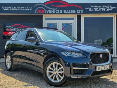 Used Jaguar F-Pace Prestige 180 HP (132 kW) 2017 Blue SUV