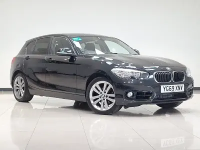 Used BMW 118 Sport Line 136 HP (100 kW) 2019 Black Hatchback