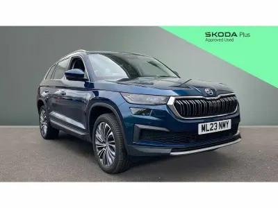 Used Skoda Kodiaq SE L Executive 150 HP (110 kW) 2023 Blue SUV