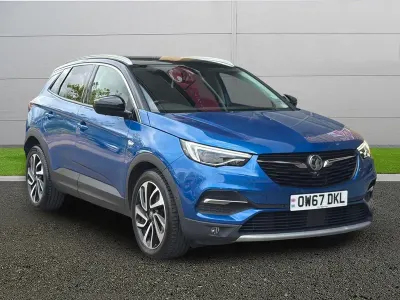 Used Vauxhall Grandland X Elite 130 HP (95 kW) 2018 Blue SUV