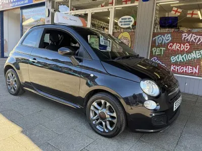 Used Fiat 500 S 69 HP (50 kW) 2013 Black Hatchback