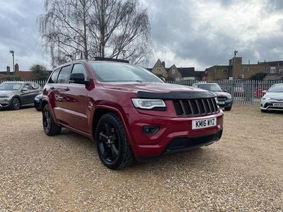 Used Jeep Grand Cherokee Overland 2016 Red SUV