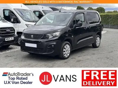 Used Peugeot Partner 131 HP (96 kW) 2021 Black MPV