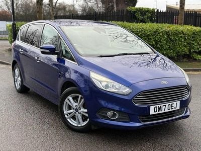 Used Ford S-MAX Titanium 150 HP (110 kW) 2017 Blue MPV