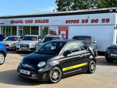 Used Abarth 595 Turismo 160 HP (117 kW) 2015 Black Hatchback