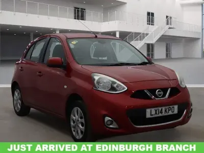 Used Nissan Micra Acenta 80 HP (58 kW) 2014 Red Hatchback