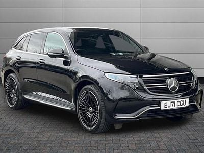 Used Mercedes EQC400 AMG Line Premium Plus 300 kW (408 HP) 2021 Obsidian black SUV