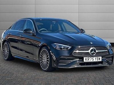 Begagnad Mercedes C220 AMG Line Premium Plus 200 HK (147 kW) 2025 Svart Sedan