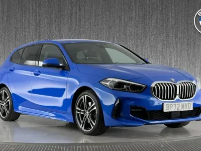 Used BMW 118 M Sport 134 HP (98 kW) 2023 Blue Hatchback