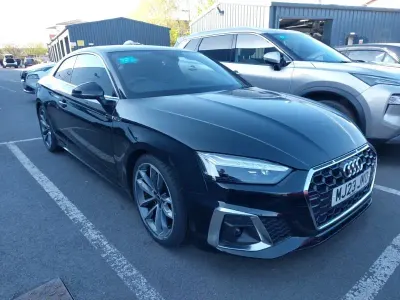 Second-hand Audi A5 S-Line 150 CP (110 kW) 2023 Negru Coupe