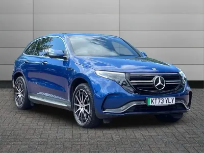 Used Mercedes EQC400 AMG line 300 kW (408 HP) 2023 Blue SUV