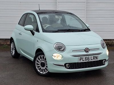 Used Fiat 500 Lounge 69 HP (50 kW) 2016 Green Hatchback