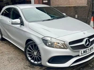 Used Mercedes A200 AMG line 2017 Silver Hatchback