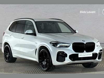 White Used 2021 BMW X5 M Sport SUV | £40,500 (Fair price)