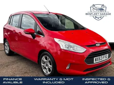 Used Ford B-MAX Zetec 100 HP (73 kW) 2013 Red MPV
